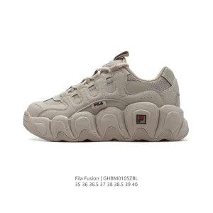 Fila Fusion Chunky Sole Women's Sneakers White Fashion Streetwear