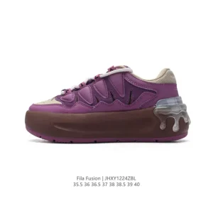 Fila Fusion Women's Chunky Sole Platform Sneakers Classic White Shoes
