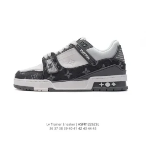 Louis Vuitton Trainer Sneaker Low Top Fashion Luxury Shoes