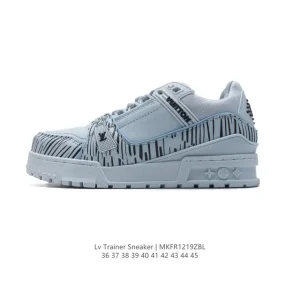 Louis Vuitton Trainer Sneaker Low Top Leather Fashion Shoes