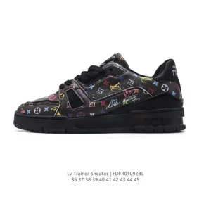 Louis Vuitton Trainer Sneaker Low Thick Sole Comfortable Fashion Shoes