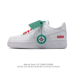 Nike Air Force 1 Low China Edition White Leather Sneakers with Chinese Knot Laces