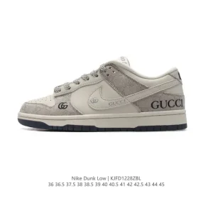 Nike Dunk Low Retro Gucci Collaboration Vintage Basketball Sneaker
