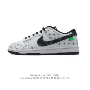 Louis Vuitton x Nike Dunk Low Retro Collaboration Sneakers