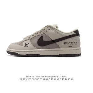 Louis Vuitton x Nike Dunk Low Retro Sneakers Collaboration