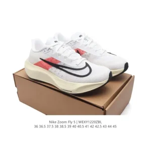 Nike Zoom Fly 5 Road Racing Shoes with ZoomX Foam and Carbon Plate