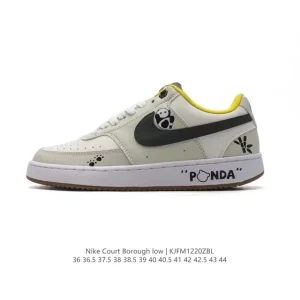 Nike Court Vision Low Panda Retro Basketball Sneakers for Men and Women