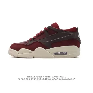 Jordan Air 4 Retro OG Low Basketball Shoes for Men and Women