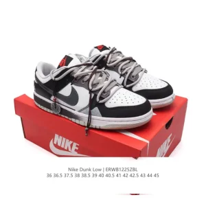 Nike SB Dunk Low DV0827-001 Double Laces Zoom Air Skateboarding Shoes