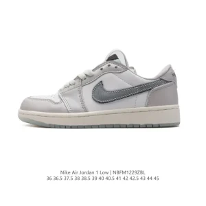 Jordan Air Jordan 1 Low Retro HF4080 Leather Basketball Shoes