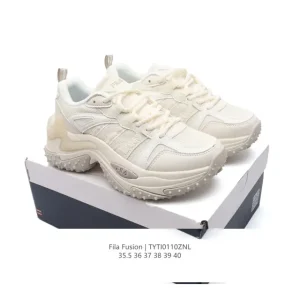 FILA Fusion Chunky Sole Women's Sneakers White Fashion Streetwear