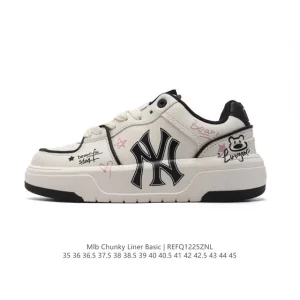MLB Chunky Liner Basic Streetwear Sneakers for Men and Women