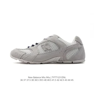 Miumiu x New Balance 530 Sl Collaboration Low Top Sneakers Brown Leather