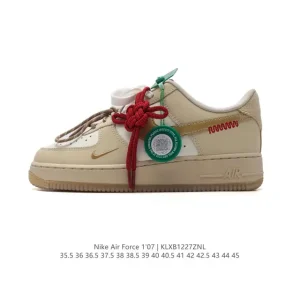 Nike Air Force 1 Low China Knot Honeycomb Air Thick Sole Casual Shoes