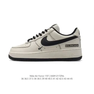 Nike Air Force 1 Low Paris Balenciaga Collab Thick Sole Sneaker