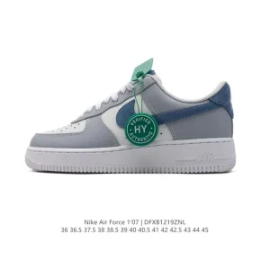Nike Air Force 1 07 Low White Leather Sneakers for Men and Women