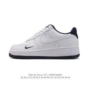 Nike Air Force 1 '07 Low White Leather Sneakers