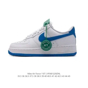Nike Air Force 1 Low China Knot White Sneakers with Honeycomb Air Cushion