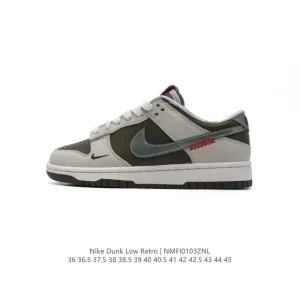 Nike Dunk Low Retro Classic Leather Basketball Sneakers