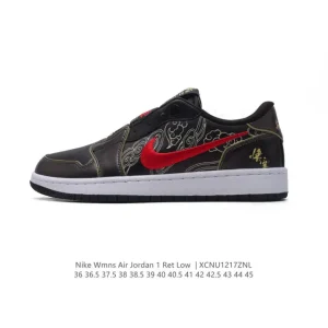 Jordan Air 1 Low Black Myth Wukong Cloud Retro Basketball Shoes