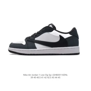 Jordan Air 1 Low OG SP Military Blue Reverse Swoosh Sneakers