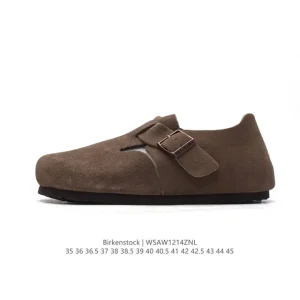 Birkenstock Boston Vl Suede Velvet Clog Shoes for Men and Women