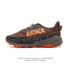 HOKA Speedgoat 6 Men's Trail Running Shoe with Vibram Megagrip