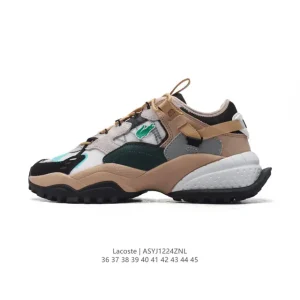 Lacoste Men's Women's Thick Sole Chunky Fashion Sneakers