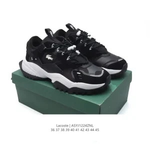 Lacoste Men's Women's Fashion Outdoor Casual Chunky Sole Sneakers