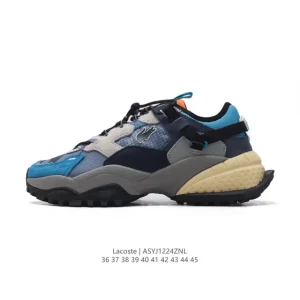 Lacoste Men's Women's Fashion Outdoor Casual Chunky Sole Platform Sneakers
