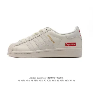 Adidas Superstar 82 Classic Shell Toe Leather Sneakers for Men and Women