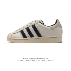 Adidas Superstar 82 Classic Shell Toe Leather Sneakers for Men and Women