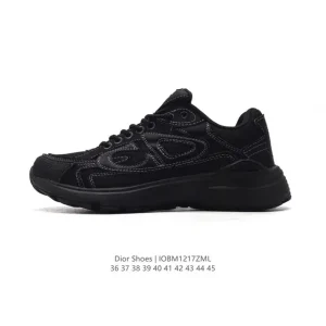 Dior Low-Top Retro Vintage Chunky Sole Running Sneakers