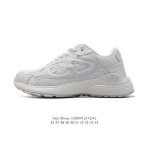 Dior Oblique Low-Top Sneakers with Thick Sole for Men and Women