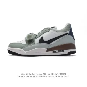 Jordan Legacy 312 Low Panda Black White Classic Basketball Shoes