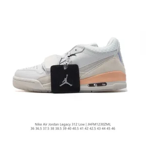 Jordan Legacy 312 Low Panda Black White Classic Basketball Sneakers