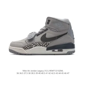 Jordan Legacy 312 High Top Sneaker with Air Cushioning and Classic Design