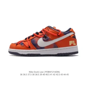 Off-White Dunk Low 50 Deconstructed Skate Shoe with Double Laces