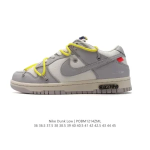 Off-White x Nike Dunk Low The 50 Deconstructed Lace Up Sneaker