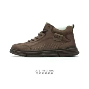 Cat Men's Classic Martin Boots Fashion Thick Sole Outdoor Hiking Shoes