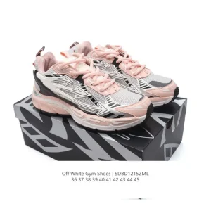 Off-White Industrial Style Chunky Sole Sneakers for Men and Women