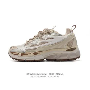 Off-White Men's Thick Sole Chunky Dad Running Shoes