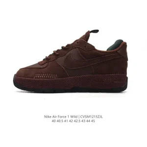 Nike Air Force 1 Wild Low Top Thick Sole Outdoor Hiking Shoes