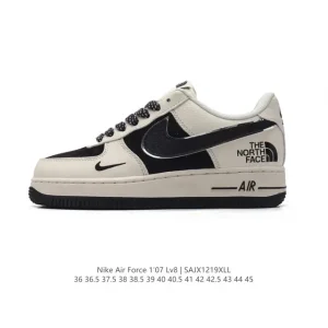 Nike Air Force 1 Low North Face Collaboration White Leather Sneakers