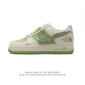 Nike Air Force 1 Low Qy6818 White Leather Casual Sneakers