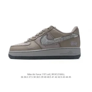 Nike Air Force 1 07 Low White Leather Sneakers