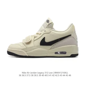 Jordan Legacy 312 Low Men's Basketball Shoes Black White