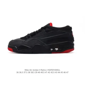 Jordan Air 4 Retro OG Black Cement Men's Basketball Shoes