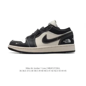 Jordan AJ1 Low North Face Collaboration Retro Low-Top Basketball Shoes