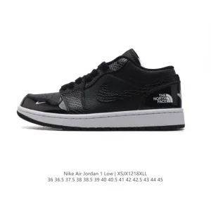 Jordan AJ1 Low Retro Basketball Shoes Leather Air Cushion